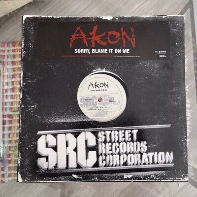 Akon - Sorry Blame It On Me - !2" Vinyl Record - US Version (2007) - NEAR MINT