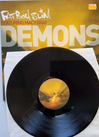 Fatboy Slim Featuring Macy Gray – Demons 12" vinyl record house big beat n mint