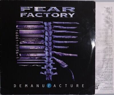 Fear Factory - Demanufacture 1995 Europe Original Roadrunner Record G+/VG