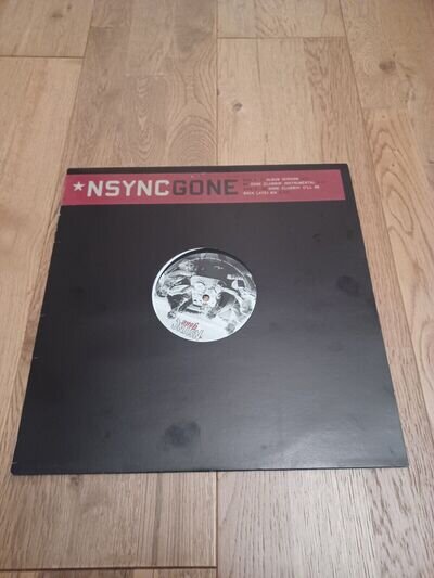 NSYNC 12" vinyl record Gone DJ promo jive Justin timberlake