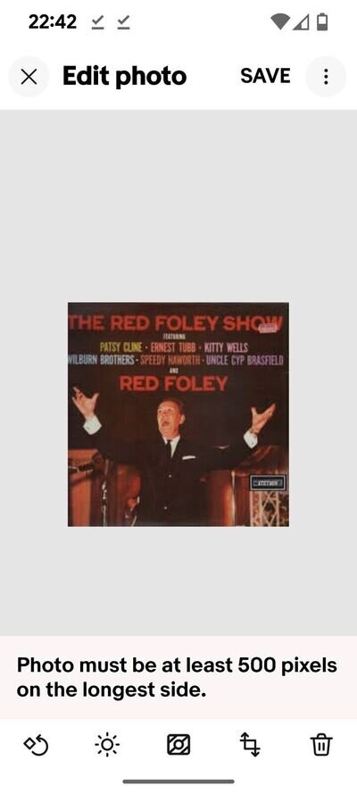 RED FOLEY - The Red Foley Show - Stetson LP