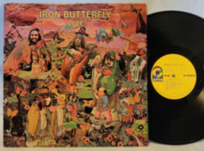 Iron Butterfly - Live - OG 1970 LP - Psych Hard Rock