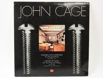 John Cage - Sonatas & Interludes For Prepared Piano - 12" 2x LP (VG-) TOM-2-1001