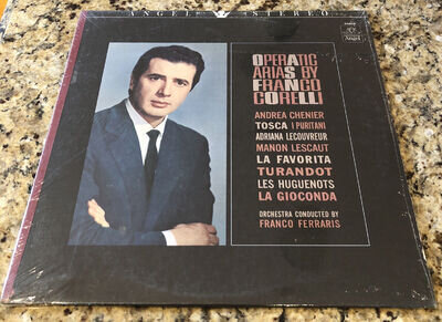 Operatic Arias by Franco Corelli / EMI Angel S-35918 blue label with insert. NEW