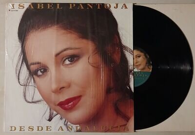 ISABEL PANTOJA -DESDE ANDALUCIA- 1988 MEXICAN LP TRANSLUCENT WAX, LATIN POP EX