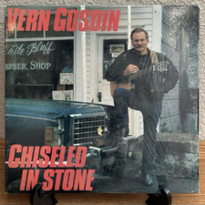 Vern Gosdin - Chiseled In Stone Vinyl Record LP Columbia 1987 Country