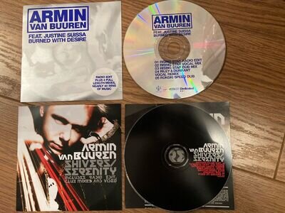 Armin Van Buuren Burned With Desire CD Single plus Shivers/Serenity