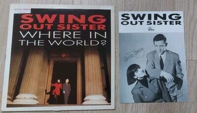 Swing Out Sister Rare UK 12" Vinyl Single with Autograph Print 1989