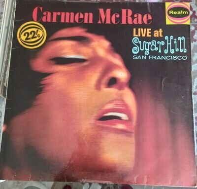 Carmen McRae - Live At Sugar Hill San Francisco - Realm Records 1964 Mono