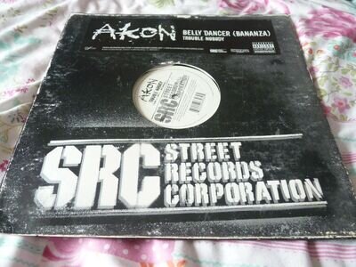 Akon hip hop rap Belly Dancer US promo 12" plays VG+ gangsta