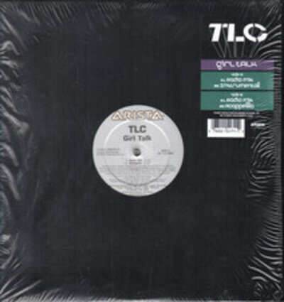 Tlc Girl Talk 12" vinyl USA Arista 2002 with info stickered sleeve still in