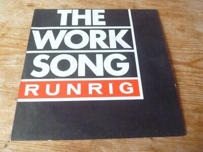 Runrig rock 7" The Work Song plays top VG / VG++ This Time Of Year Ridge RRS006