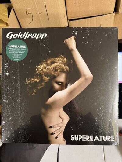 Goldfrapp : Supernature (Green Vinyl) 12" - New & Sealed - Bent Sleeve