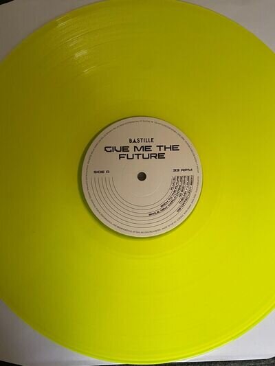 Bastille Give Me The Future LP Yellow Vinyl