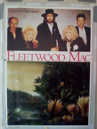 fleetwood mac tango in the night promo poster