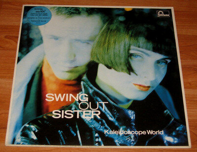 SWING OUT SISTER - KALEIDOSCOPE WORLD VINYL LP + LYRIC INNER SLEEVE