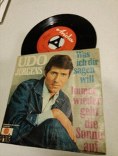 Udo Jürgens ‎– Immer Wieder Geht Die Sonne Auf. 7". VG+/VG