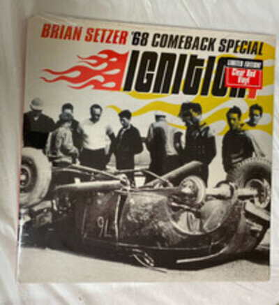 Brian Setzer ‘68 Comeback Special Ignition Red Vinyl LP Record New! Stray Cats