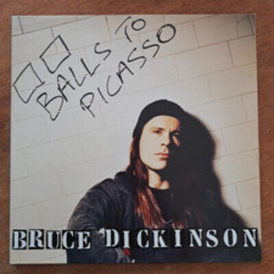 Bruce Dickinson Balls To Picasso LP 1 ST Uk PRESS 12" VINYL 1994