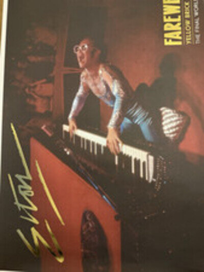 Elton John Limited Edition Lithograph Poster Farewell Yellow Brick Road Tour