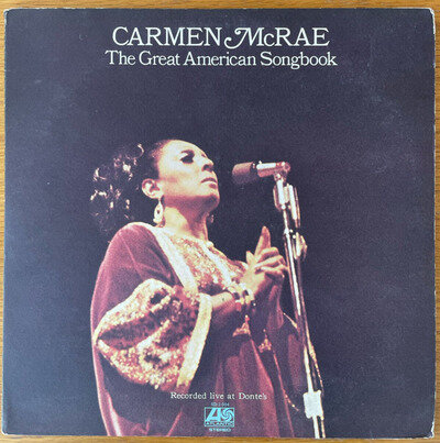 CARMEN McRAE - THE GREAT AMERICAN SONGBOOK 1st U.S. Press 1972 2xLP