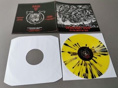 DESTRÖYER 666 lim.100 yellow black splatter Vinyl LP To The Devil His Due (2010)