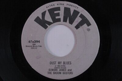 Blues 45 ELMORE JAMES & THE BROOM DUSTERS Dust My Blues KENT HEAR d