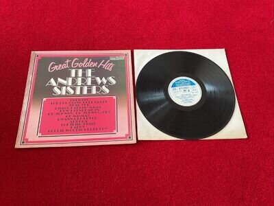 The Andrews Sisters - Great Golden Hits - 12” Vinyl LP Album Record VGC 1972