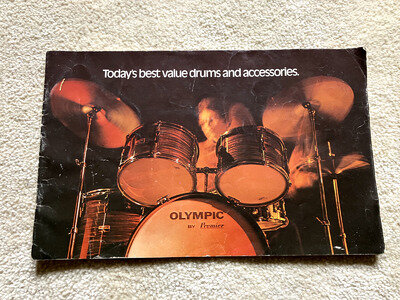 Olympic By Premier Vintage Drum Catalog 1974