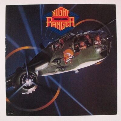 NIGHT RANGER VG+ promo flat only - no LP or record sleeve d