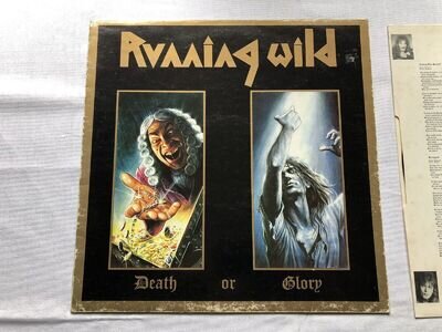 RUNNING WILD - DEATH OR GLORY (1989) - LP - 1ST PRESS