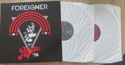 FOREIGNER LIVE AT THE RAINBOW 1978 2lp SET. LOU GRAMM, STYX, REO SPEEDWAGON