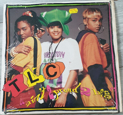 TLC – Ain't 2 Proud 2 Beg 12" Import Vinyl 73008240091 VG+/VG+ 1992 6 Mixes