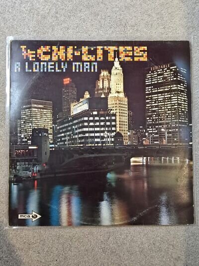 The Chi-Lites - A Lonely Man 1972 UK LP Vinyl Record Album MCA Records VG