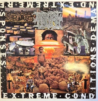 Brutal Truth – Extreme Conditions Demand Extreme Responses 1992 MOSH69 rare