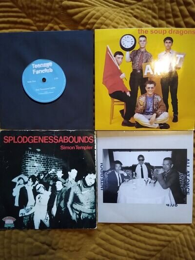 Indie alternative 7" Vinyl Bundle - Teenage Fanclub, Interpol