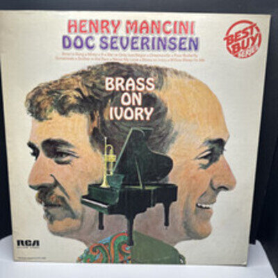 Henry Mancini & Doc Severinsen Brass On Ivory Vinyl LP RCA VICTOR - AYL1-3756 NM