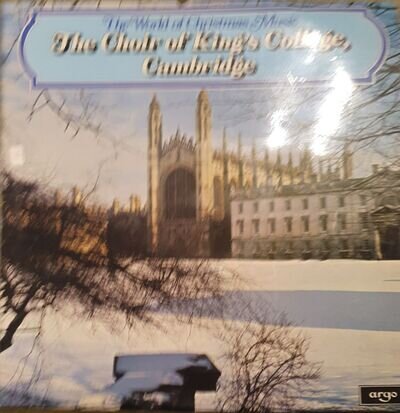 The World Of Christmas Music By The Choir Of Kings College - 12" Vinyl Album LP