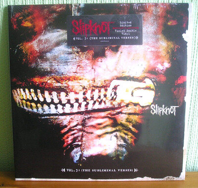 SLIPKNOT VOL 3 THE SUBLIMINAL VERSES VIOLET DBL VINYL LTD EDITION SEALED 2022