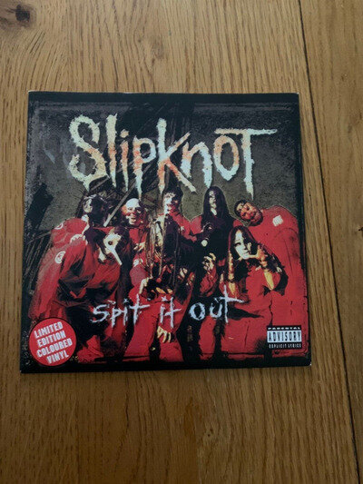 SLIPKNOT SPIT IT OUT 7" SINGLE FROM 2000 ON LIMITED EDITION RED VINYL