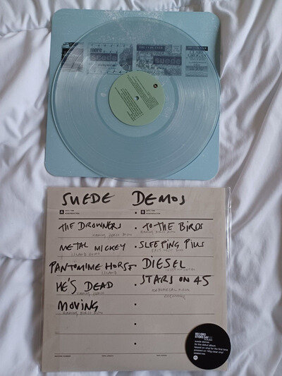 Suede Demos Record Store Day Limited Edition Clear Vinyl Demon Records ‎LP