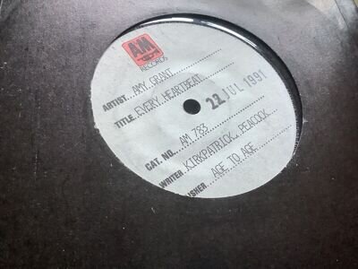 AMY GRANT EVERY HEARTBEAT 2 Track 7" rare demo