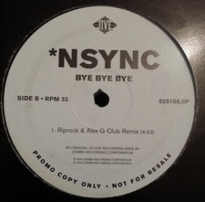 Nsync - It's Gonna Be Me - UK Promo 12" Vinyl - 2000 - Jive