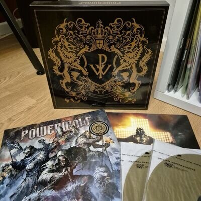 Powerwolf "Best Of The Blessed" Gold x4 LP Vinyl Box / Limited. Metal / Goth