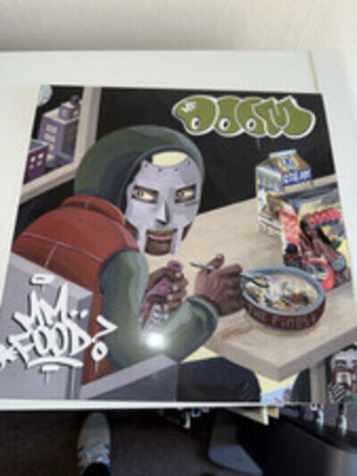 MF Doom LP x 2 MM.. Food DOUBLE GREEN & PINK VINYL Limited Edition Used