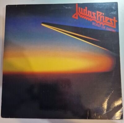 Judas Priest Point of Entry 1981 CBS Vinyl Album LP Heavy Metal Halford Original