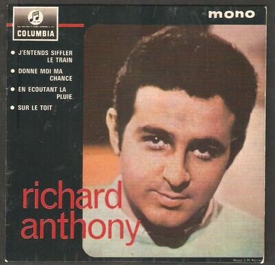 RICHARD ANTHONY,J'entends siffler le train.UK EP Columbia 8298-1963.French Pop