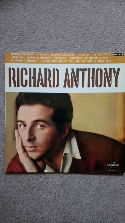 Richard Anthony vinyl LP 1963 French Import