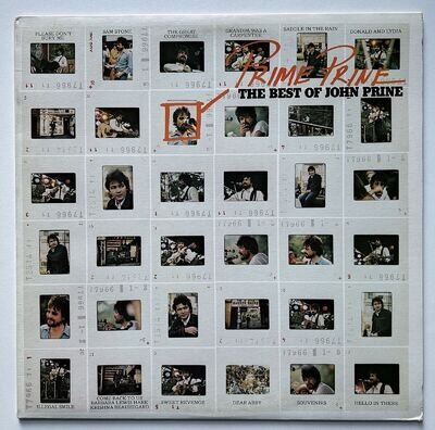 John Prine : Prime Prine - The Best Of... 1976 Canada black vinyl LP EX/EX