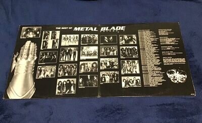 1987 The Best Of Metal Blade Volume 2 Double LP ~ Enigma Records ~ SLAYER Vinyl.